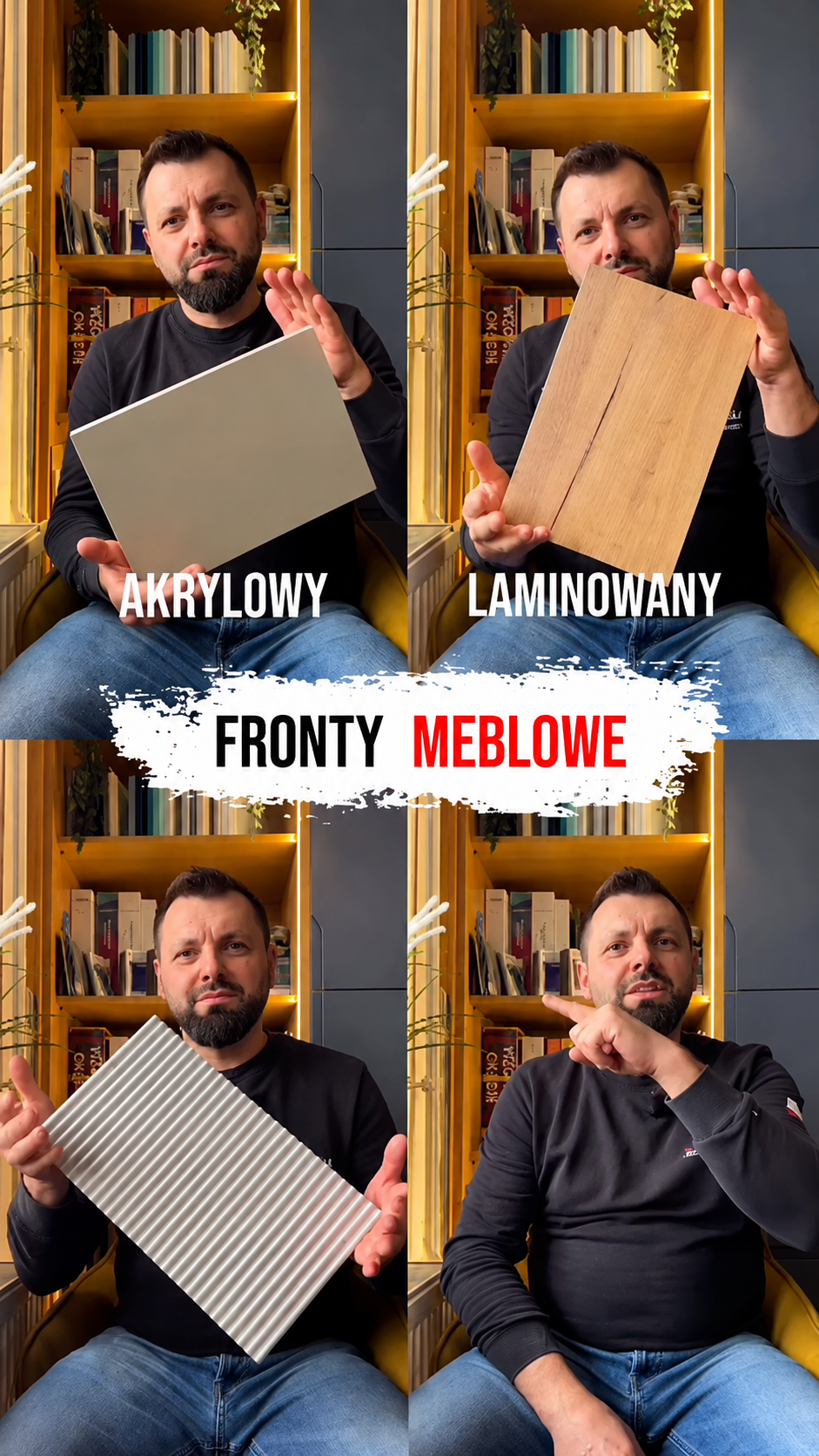 Rodzaje frontów meblowych